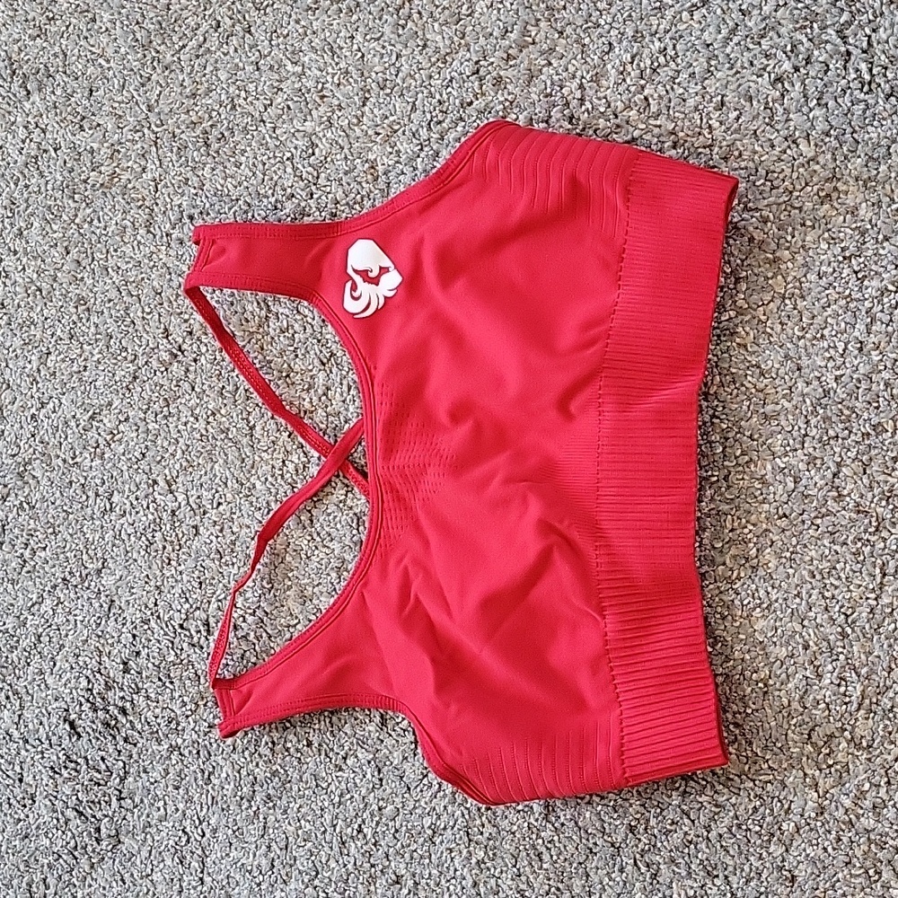 Women's Best Power Seamless Sports Bra Red